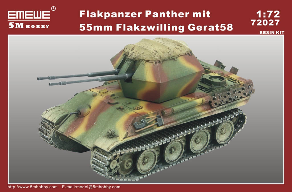 Panther with 5,5cm Flakzwilling Gerat 58
