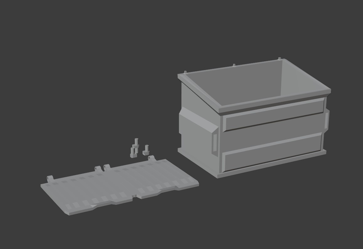 Garbage container (1.5m3)