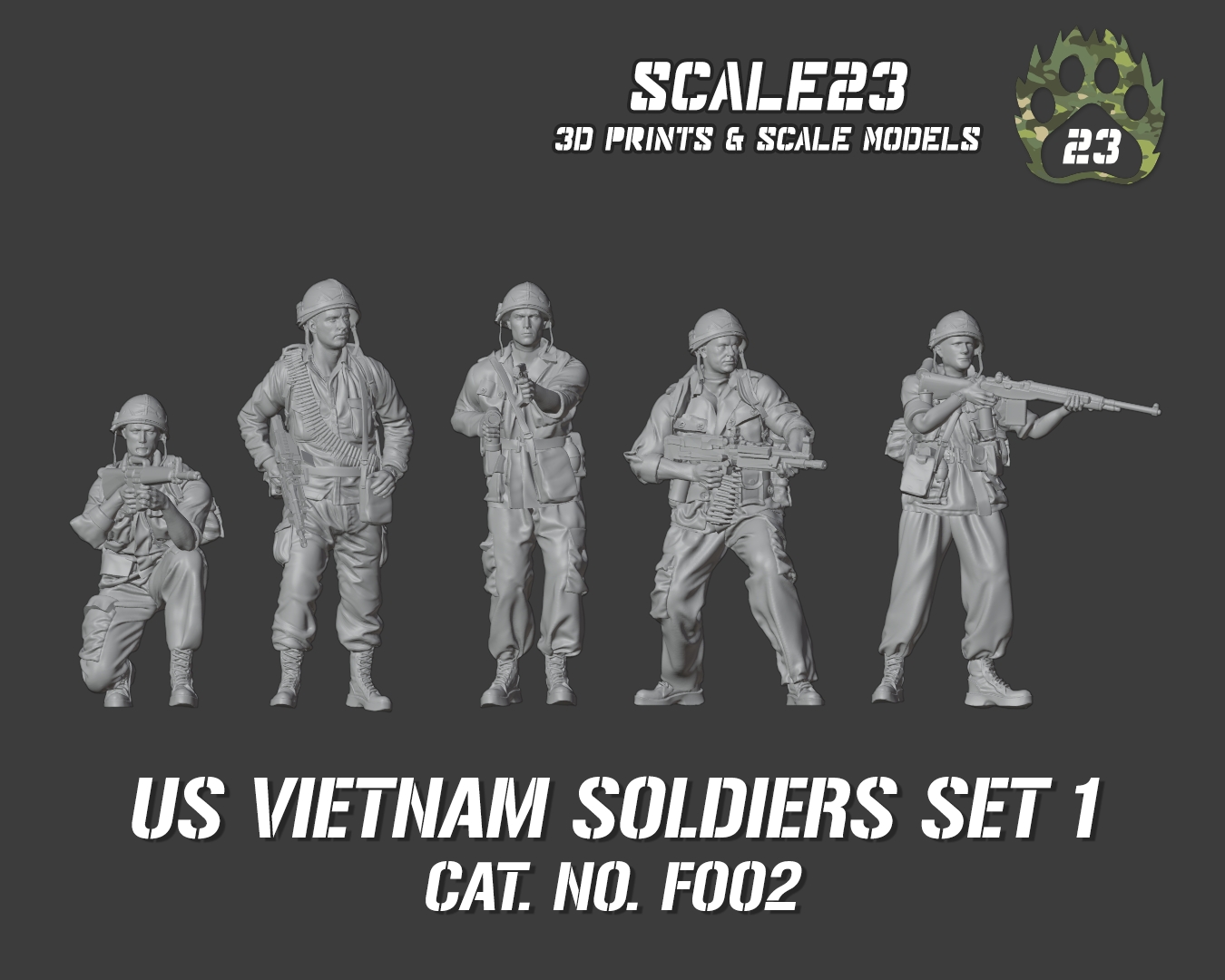 U.S. Vietnam soldiers - set 1