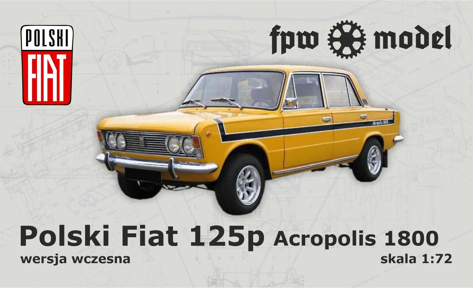 Polski Fiat 125p - early "Acropolis 1800"