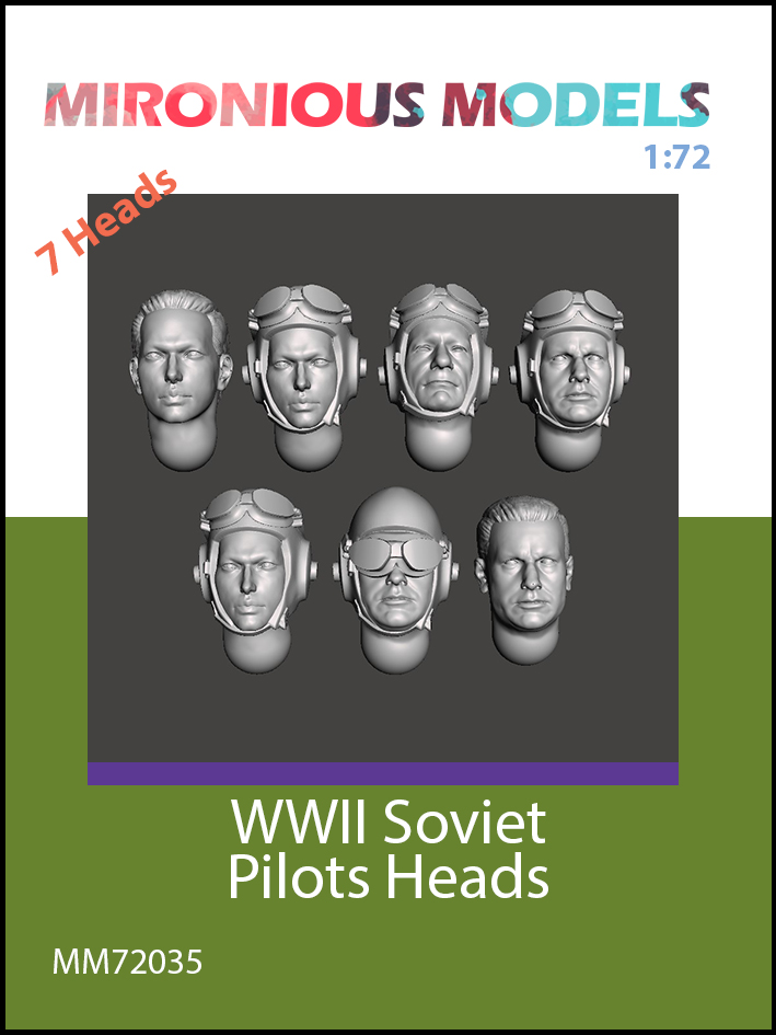WW2 Soviet Pilots Heads