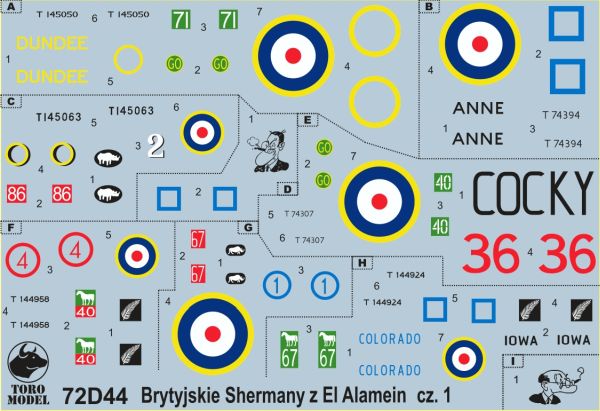 British Shermans at Alamein - vol.1