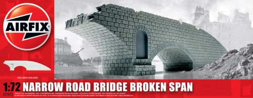 Narrow road bridge broken