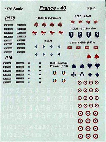 French 1940 AFV markings: Panhard P178