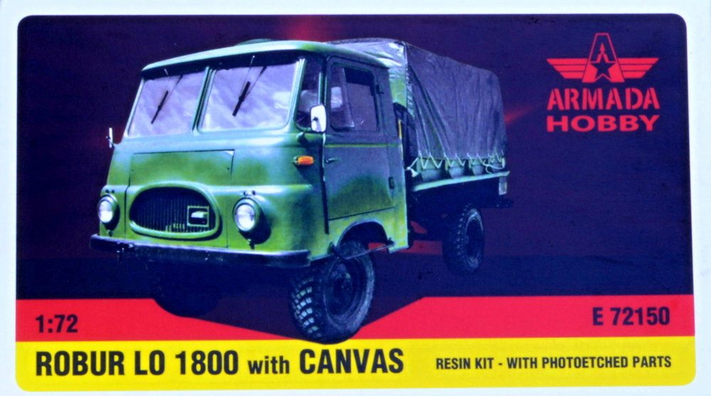 Robur LO 1800 truck with canvas