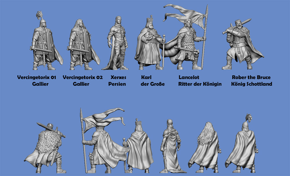 Military leaders of history - set 1