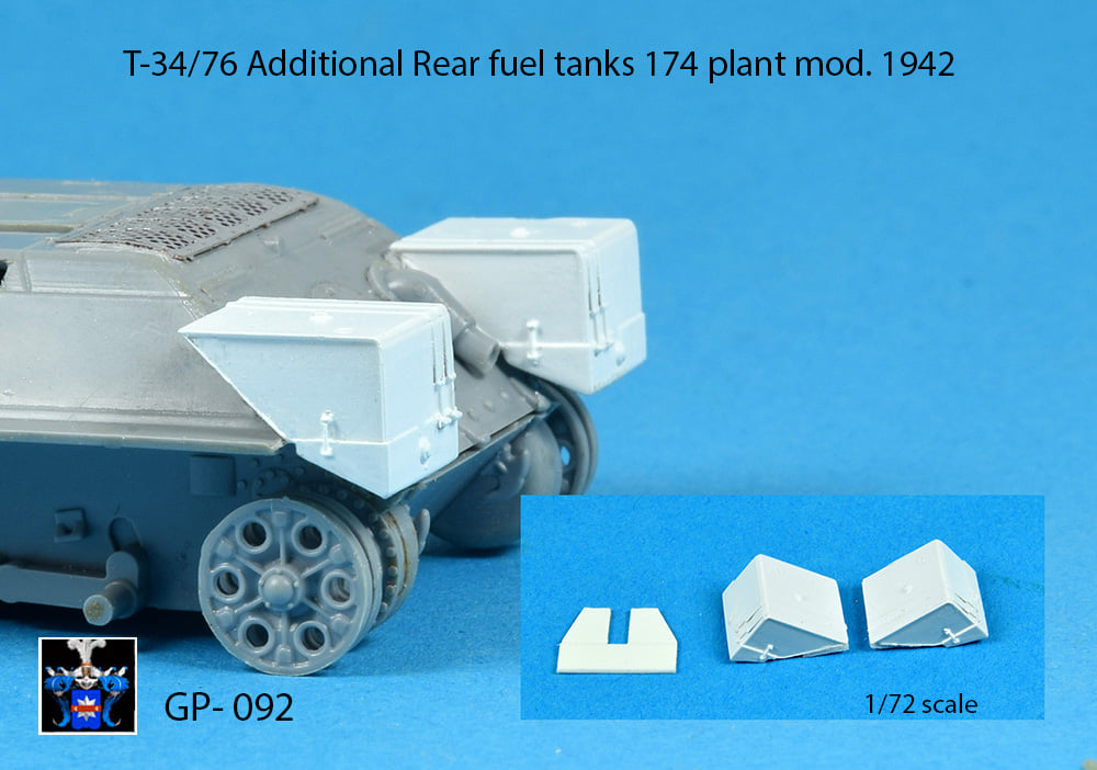 T-34/76 additional rear fuel tanks - Factory 174 - Mod.1942