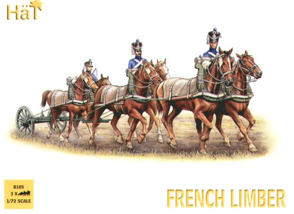 French 6 Horse Limber Team