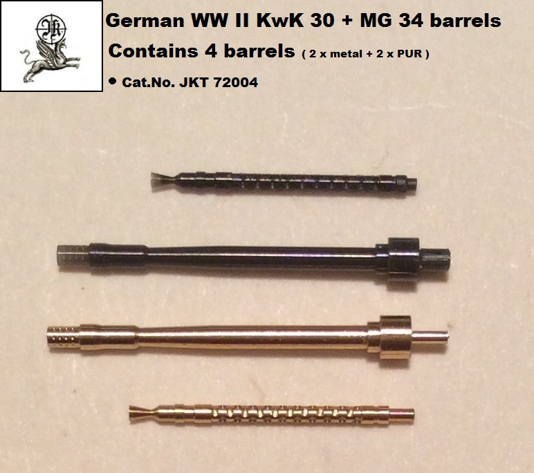2cm KwK 30 & MG 34 barrel (2+2)