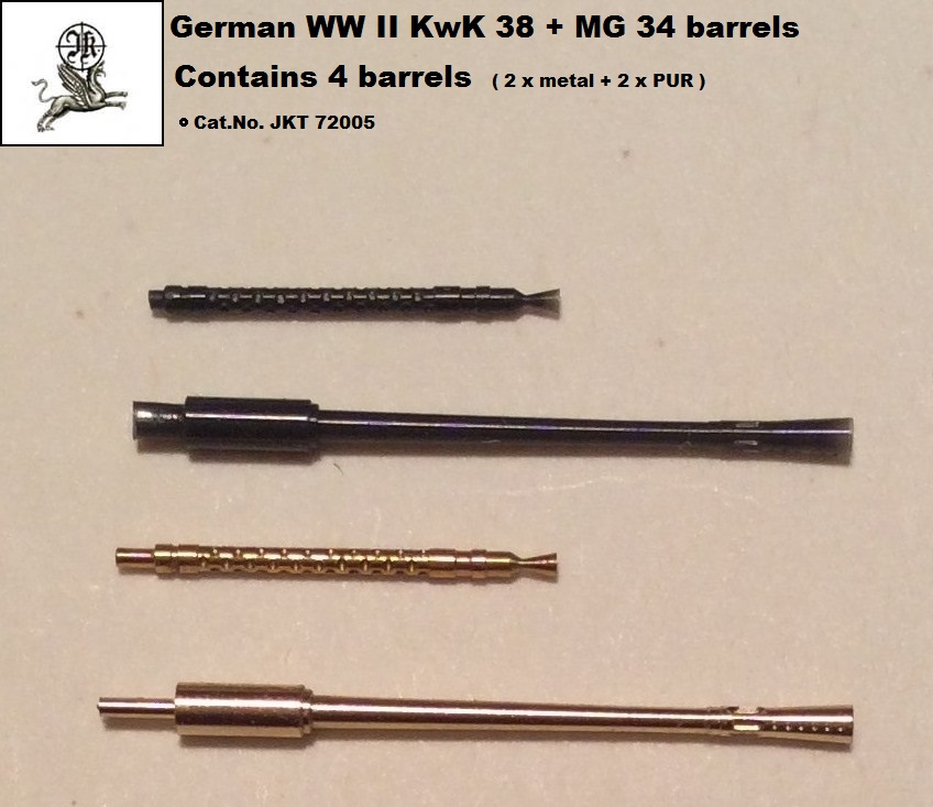 2cm KwK 38 & MG 34 barrel (2+2)