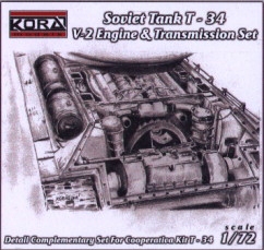 T34 V2 engine + transmission set