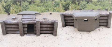 Jap.beach heavy coconut-log barricade with concrete mg placement