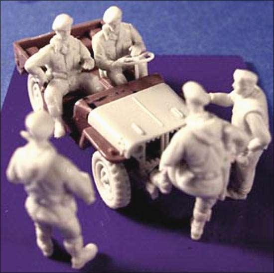 SAS 2nd regiment crew for jeep (Europe)