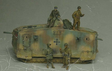 WW1 German Panzer crew