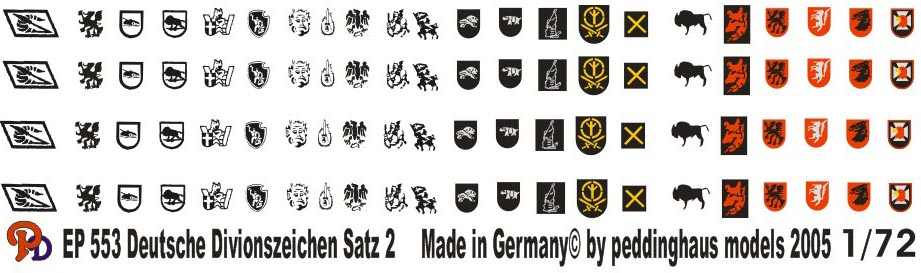 German WW2 Division emblems No.2