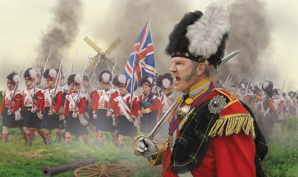 Napoleonic Highlanders on the March