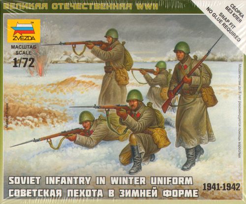 Soviet Infantry in Coats 1941-42